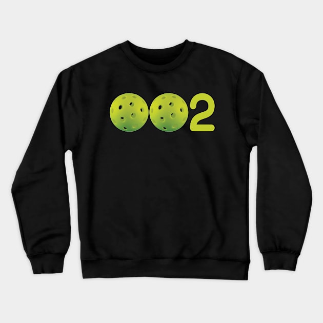 Zero zero two - pickleball score, Crewneck Sweatshirt by FK-UK